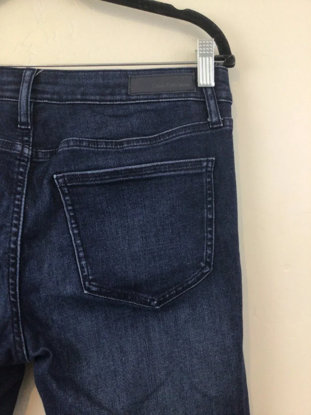 Calvin Klein Jeans Slim Boyfriend Blue Jeans Size 6 - Picture 3 of 5